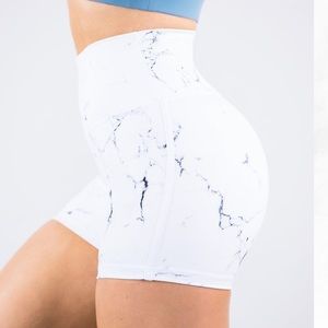 LARGE Buffbunny Marble Onyx Shorts